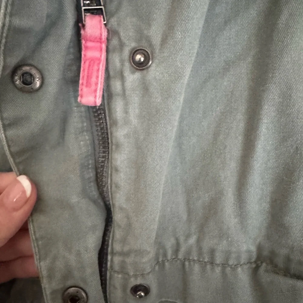 Old Navy Kids girls Olive Hooded‎ Raincoat